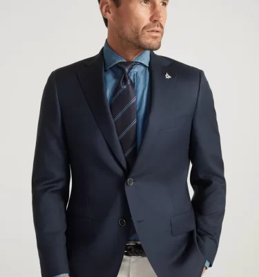 Heritage Gold Navy Traveler Honey Way Blazer